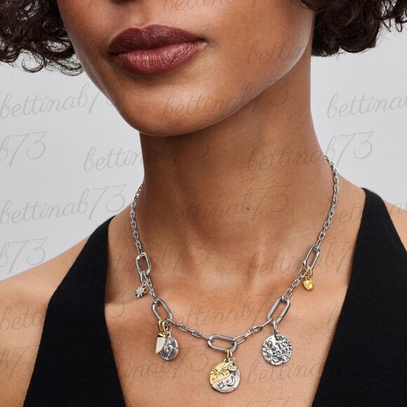 Pandora Sun and Moon Medallion Charm - Picture 5 of 5